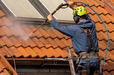 Démoussage et hydrofuge de toiture à Lacroix-Barrez